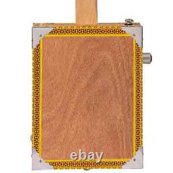 Lace Cigar Box Electric Guitar 3 String Pero Pup