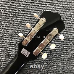 Ledux Brand Electric Guitar 3x Tobacco Sunburst P90 Pickups Inversion of String