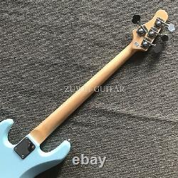 Ledux New Arrival Blue Color 4-String Electric Bass Guitar Maple Fingerboard