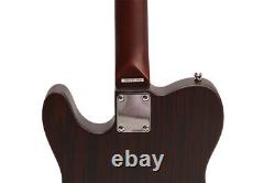 Limited Edition TL Electric Guitar Bone Nut Rosewood Venner Brown Brass Saddles