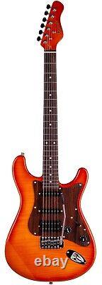 Magneto U-One Sonnet Modern Electric Guitar (US-2300) Flamed Amber Burst