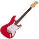 Mairants Electric Guitar Gloss Red Includes FREE Clip on Tuner