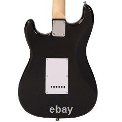 Mairants Electric Guitar Pack Gloss Black Kustom 10w Amp & Tuner Included