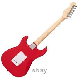 Mairants Electric Guitar Pack Gloss Red Kustom 10w Amp & Tuner Included