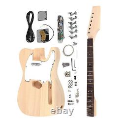 Modern Wood Electric Guitar Kit String Instrument Replacement Accessory
