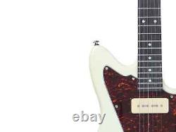 Monoprice Offset OS30 DLX Electric Guitar with Gig Bag 6 String Soapbar Pickups