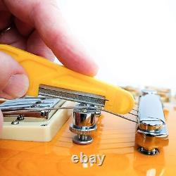 MusicNomad 6 pc. Electric Guitar Diamond Coated Nut File Set Light Strings