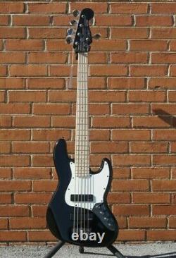 NEW 2020 Squier Contemporary Active Jazz 5-String Black Electric Bass Guitar