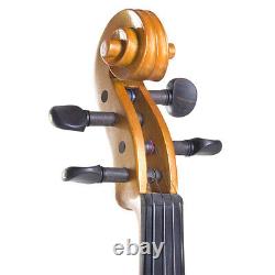 NEW 4/4 Ebony Electric Violin withPickup-Yellow, Style-2