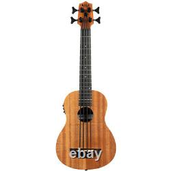 NEW Kala U-BASS NOMAD Mahogany Acoustic Electric Bass Ukulele with Padded Bag