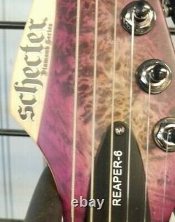 NEWithREAD - Schecter Guitar Reaper 6 Electric 6 String Guitar Aurora Burst