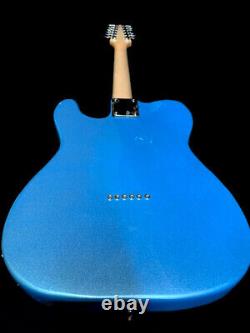 New 12 String Tele Style Vintage Pelham Blue Metallic Electric Guitar
