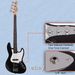 New 4 Colors GJazz Right Handed 4 Strings Electric Bass Guitar for Beginner UK