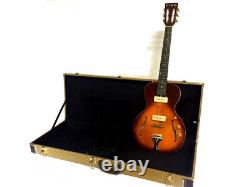 New 6 String Little Sister Style Semi Hollow Flame Maple Electric Guitar + Case