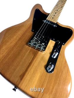 New 6 String Natural Tele Style Offset Jaguar Body Electric Guitar