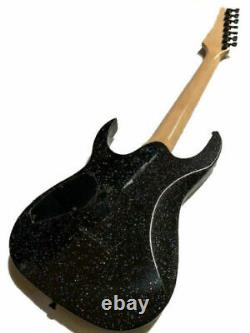 New Custom Pro Series 7 String Black Electric Guitar
