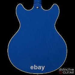 New D'angelico Deluxe DC Limited Edition Electric Guitar Sapphire Blue
