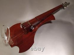 New! EQUESTER Gamma padouk electric violin, HANDMADE