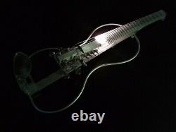 New! EQUESTER Sigma fretted acrylic electric violin, HANDMADE, QP pickup