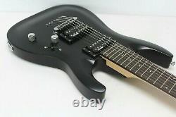 New ESP LTD MH-17 7-String Electric Guitar Satin Black With Soft Case