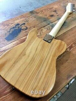 New Exotic Burly Maple Top 6 String Tele Style Electric Guitar Lightweight