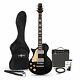 New Jersey Left Handed Electric Guitar Pack Black