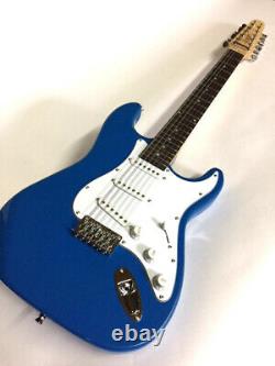 New Pelham Blue 12 String Vintage Strat-style Electric Guitar-great Action
