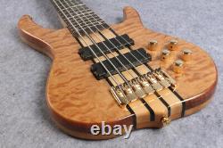 New Rare Ken Smith 6 Strings Natural Maple Electric Bass Guitar Chinese Eddition
