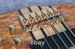 New Rare Ken Smith 6 Strings Natural Maple Electric Bass Guitar Chinese Eddition