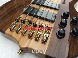 New Rare Ken Smith 6 Strings Walnut Bass Electric Bass Guitar Chinese Eddition