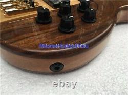 New Rare Ken Smith 6 Strings Walnut Bass Electric Bass Guitar Chinese Eddition
