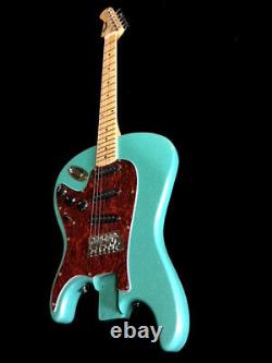 New Strat Style 6 String Flipped Reverse Backwards Seafoam Green Electric Guitar
