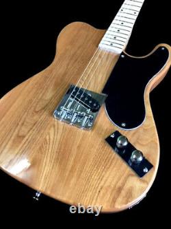 New Vintage Style Snakehead Tele Style 6 String Electric Guitar Natural