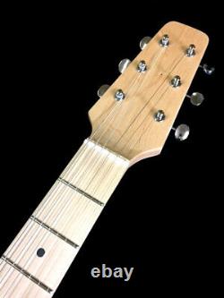 New Vintage Style Snakehead Tele Style 6 String Electric Guitar Natural
