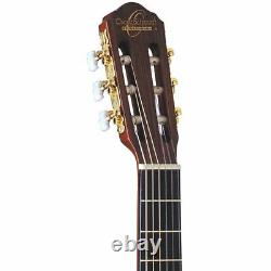 Oscar Schmidt OC11CE Nylon String Classical Acoustic Electric Guitar, Natural
