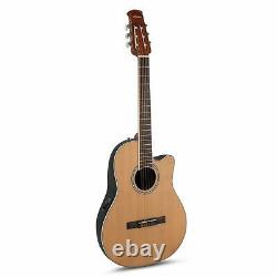Ovation Applause Acoustic/Electric Classical Guitar Cutaway Nylon String Cedar T