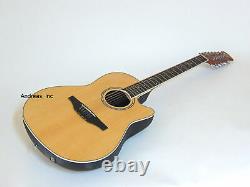 Ovation Applause Balladeer Acoustic Electric 12-String Guitar Natural