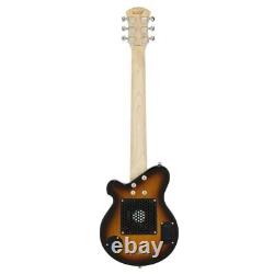 Pignose Portable electric Guitar with Built-In Amp, Brown Sunburst, PGG-200-BS D