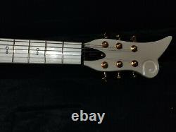 Prince Cloud Guitar In White. 6 String Electric Guitar