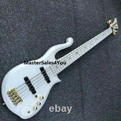 Prince Cloud White 5 string Electric bass Guitar Alder Body Chinese eddition