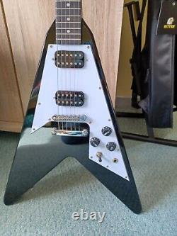 Quincy flying v electric guitar