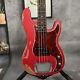 Relic Electric Guitar Red 4 String Rossewood Fretboard Solid Body Free Shipping