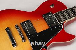 STARSHINE 1 6String Electric Guitar Sunburst Color Chrome Hardware Joint Set In