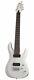Schecter C-8 DELUXE Satin White 8-String Solid-Body Electric Guitar, Satin Whit