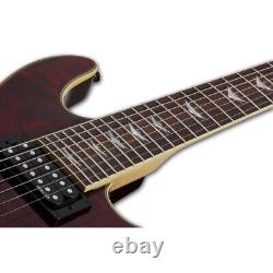 Schecter Omen Extreme-7 Electric Guitar, Black Cherry (NEW)