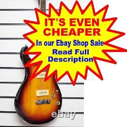 Shine Electric Guitar Sunburst P90 Style Pickups Double Cut Away Set Neck Y-39