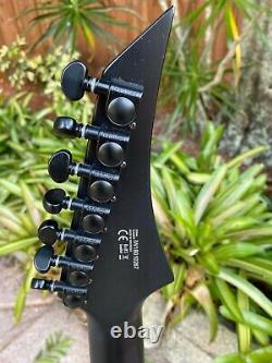 Solar A1.7. ETC Carbon Black Matte 7 String Evertune Electric Guitar Ola Englund