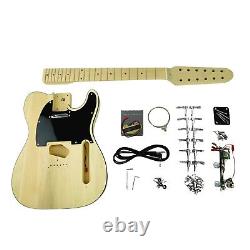 Solid Basswood 12-String Electric Guitar DIY Kit, No-Soldering, S-S. GK HSTL 19100S