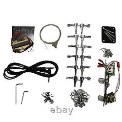 Solid Basswood 12-String Electric Guitar DIY Kit, No-Soldering, S-S. GK HSTL 19100S