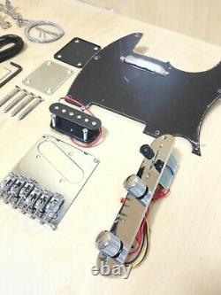 Solid Basswood 12-String Electric Guitar DIY Kit, No-Soldering, S-S. GK HSTL 19100S
